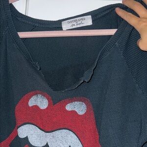 Free People Rolling Stone Long Sleeve Tee